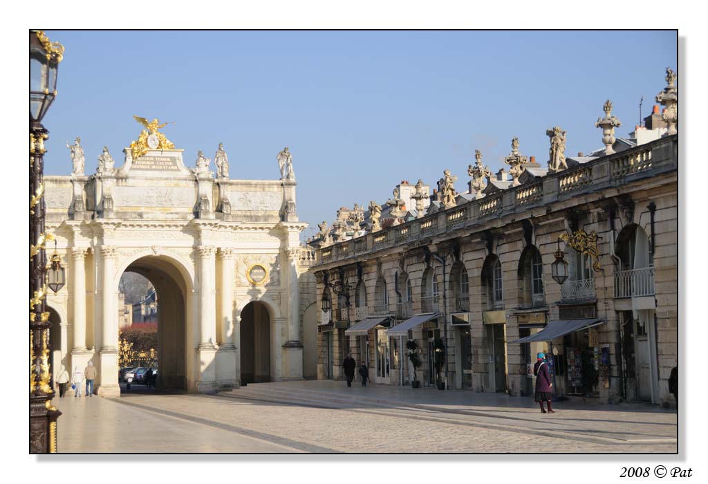 Arc Héré à Nancy (Place Stanislas)